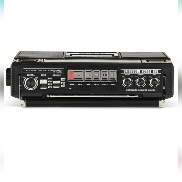 QFX J220 BT Rechargeable Boombox MP3 Conversion from Radio to Cassette/ Bluetoot - Picture 5 of 6